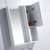 凯鹰 太空铝浴室柜组合卫浴镜柜卫生间洗脸盆洗手盆面盆柜套装9951(60cm)第3张高清大图