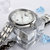 天梭(Tissot)手表 弗拉明戈系列女士腕表 石英贝母表盘钢带女表(T094.210.11.111.00 钢带)第5张高清大图