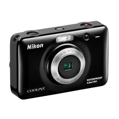 尼康（Nikon）COOLPIX S30数码相机（黑色）