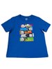 班尼路  Baleno  男童THOMAS印花短袖T恤 8222101B01306B7(120 宝石蓝)