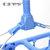 汇丰信佳 防风可折叠型 32夹大号 钢丝拉杆 塑料晾晒架/塑料衣架(天蓝色 天蓝色)第4张高清大图