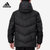 阿迪达斯Adidas2021秋季新款外套男运动服保暖连帽羽绒服H20783(黑色 XL)第3张高清大图