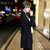 2018春秋新款韩版中长款黑色小西装外套修身显瘦西服百搭女(黑色黑色GZ-201 2XL)第3张高清大图