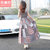 斯黛欧2016春夏新款波西米亚修身显瘦高腰大摆无袖连衣裙长裙1823(6号色)第2张高清大图