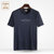 爱登堡男装夏季新款短袖T恤男青年时尚潮流印花体恤打底衫(黑色 165)第7张高清大图