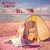 沙滩帐篷防晒户外2人全自动1秒快速抛易收园野餐儿童海边玩沙帐篷TP2333(粉红色)第2张高清大图