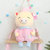 爱迷糊毛绒玩具卡通小丑猪玩偶抱枕 猪年吉祥物公仔生日礼物(粉色 高55cm)第5张高清大图