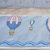 雅乐巢(GAGAKUNEST)免安装蒙古包蚊帐家用夏天防摔儿童1.5可折叠方便拆洗学生宿舍1.2床防蚊罩(热气球-蓝色)第2张高清大图