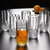 家用无铅玻璃杯子套装欧式威士忌酒杯钻石杯啤酒杯洋烈红酒杯酒具(宽底高款钻石杯250毫升(6只))第3张高清大图