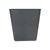滋仁 阻燃性方形垃圾桶 家用酒店办公室用塑料垃圾桶 无盖灰色(默认 8L)第3张高清大图