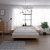 一米色彩 北欧实木床日式简约软靠床婚床卧室家具双人床(原木色 1.8米单个床)第2张高清大图