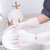 家务洗碗手套透白款洗衣防水塑胶胶皮家用清洁防滑耐用薄款厨房女(S 透白-小鹿)第2张高清大图