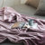 黛格床上用品加厚保暖纯色四季通用空调午休单双人毛毯 毯子 盖毯(苜蓿天青紫)第4张高清大图