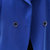 婉荷2018春装新款中老年女装妈妈装西装外套腰带中长款风衣40-50岁职业装外套休闲大码(蓝色 XL)第3张高清大图