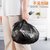 黑色垃圾袋家用厚手提式中号大号背心款厨房一次性塑料袋子(手提【加厚3.3克】46*63cm 400只（一年量巨划算）)第3张高清大图
