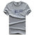 7711战地吉普AFSJEEP夏装新款圆领短袖polo衫纯棉弹力男半袖T恤衫(蓝色 M)第3张高清大图