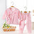 贝吻婴儿礼盒纯棉服饰11件套婴儿内衣套装礼盒B1016(粉色 59)第2张高清大图
