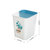 家用无盖壁挂式垃圾桶子母分类桶(白色卫生桶+蓝色壁挂桶)第3张高清大图