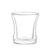 帝国咖啡杯 双层玻璃咖啡杯 防烫玻璃杯 欧式时尚咖啡杯 创意水杯(小号80ml)第3张高清大图