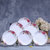 6只装盘子菜盘圆盘家用可微波餐具套装陶瓷骨瓷白瓷盘子中式餐具(粉红玫瑰8英寸圆盘6个)第3张高清大图
