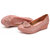 AICCO 春季时尚单鞋皮跟女鞋子休闲皮鞋水钻蝴蝶结女鞋子8603(粉红 38)第3张高清大图