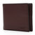 COACH 蔻驰 奢侈品 男士专柜款棕红色皮质短款对折钱包25605 OXB(黑色)第6张高清大图