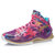 李宁篮球鞋音速3代高帮运动鞋透气战靴夏季ABPK021-4亮葡紫/荧光果粉/金(紫色 43.5)第2张高清大图