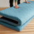 囡囡家纺  床垫软垫家用被褥子加厚垫双人1.8m床垫子宿舍单人(墨绿 透气款（WLN床垫）)第3张高清大图