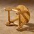 简约原木家具原生态纯实木椅香柏木椅子矮凳脚蹬坐凳换鞋凳钓鱼凳(默认 默认)第2张高清大图