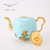 auratic国瓷永丰源 夫人瓷14头陶瓷西式咖啡杯家庭家用红茶杯套装礼品第3张高清大图