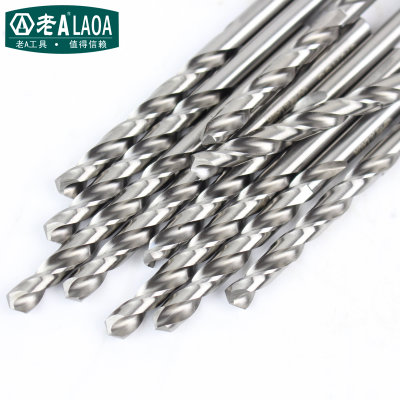 老A（LAOA）不锈钢钻头 M2高速钢全磨制麻花钻头11.4-13mm金属钻 5支装(11.7)