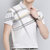 吉普战车JEEP夏季短袖t恤男士2021新款POLO衫男休闲薄款翻领(3XL)ZMN601(白色 M)第4张高清大图