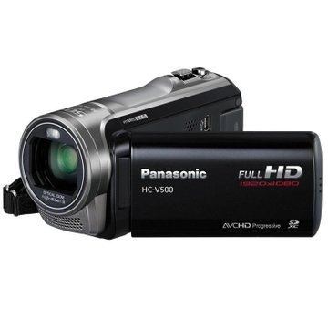 松下（Panasonic）HC-V500GK数码摄像机  高清摄影 光学防抖 150万像素 38倍光学变焦 闪存式 3.0英寸液晶屏超强混合光学防抖技术！