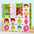 索尔诺收纳柜DIY组装树脂塑料卡通儿童简易衣柜宝宝衣橱(粉色 16门16格 M161600)第3张高清大图