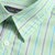 U.S.POLO ASSN.男士长袖时尚条纹拼色翻领修身休闲衬衫 C331007(浅绿色 XXL)第4张高清大图