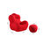 威莱雅休闲懒人沙发佛椅网红椅设计师款网红单人沙发现代休闲明星同款沙发(绿色-条纹)第5张高清大图