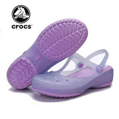 卡洛驰Crocs女鞋洞洞鞋变色玛丽珍沙滩鞋女凉鞋|12629(粉红色 40)