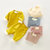 小马蒙奇男女宝宝加绒保暖内衣套装婴幼儿纯色居家套装(110 奶黄色)第2张高清大图