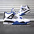 耐克Nike Air Jordan 4 Motosports 岙丹四代白蓝摩托赛车蓝AJ4篮球鞋 308497-117(图片色 47)第2张高清大图