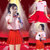 女成人啦啦操服装中小学生拉拉队演出服运动会开幕式团体啦啦队服(粉红色 XL)第7张高清大图