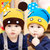 婴儿帽子秋冬季0-3-6-12个月男女宝宝帽子韩国儿童小孩毛线帽套头帽1-2岁(红色)第2张高清大图