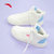 安踏女鞋板鞋女2022夏季新款运动鞋女休闲鞋韩式高邦板鞋R(象牙白/超氢蓝 37.5)第7张高清大图