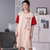 ZHF筑恒丰  纯棉 圆领短袖睡裙B-YJK8525(粉红色 M)第3张高清大图