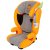 德国制造斯迪姆汽车儿童安全座椅老鼠版宇宙超人带ISOFIX接口3到12岁橘色第3张高清大图