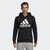 Adidas阿迪达斯男装新款休闲透气卫衣运动服连帽套头衫CW3861(黑色)第2张高清大图