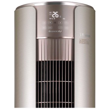 格力（GREE）3匹 i慕 变频 电辅加热 一级能效 立柜式空调 KFR-72LW/(72555)FNhBa-A1奢华金