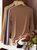 SUNTEK莫代尔长袖打底衫女半高领内搭T恤韩版上衣大码薄款纯色秋衣体恤(M 80-100斤 白色)第3张高清大图