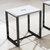 浴室防滑凳 人造石加厚方凳子换鞋凳 高端颜值凳子(GM-5004白色)第4张高清大图