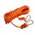 俊采云JCY323登山绳 安全绳带钢丝 救援绳 救生绳 速降绳子 户外攀岩爬山8mm 50米带双钩（单位：捆）(橙色 JCY323)第5张高清大图