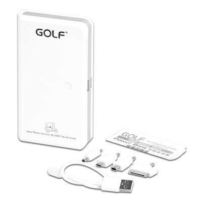 高尔夫（GOLF）GF-020移动电源（白色）（15600mAh）